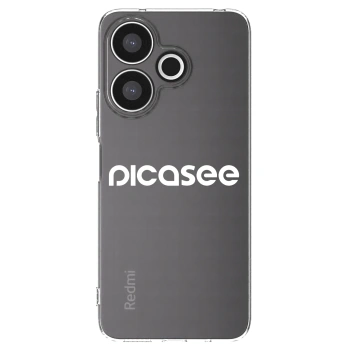 Picasee silikonový průhledný obal pro Xiaomi Redmi 13 4G - Picasee - new logo - white