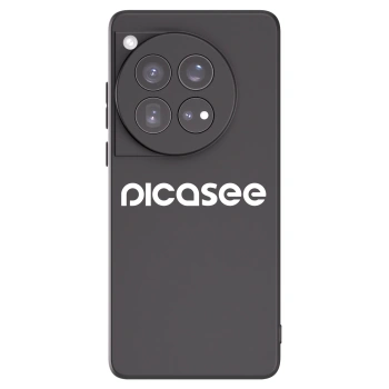 Picasee silikonový černý obal pro OnePlus 12 5G - Picasee - new logo - white