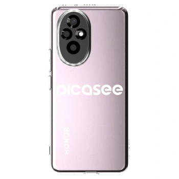 Picasee silikonový průhledný obal pro Honor 200 Pro 5G - Picasee - new logo - white