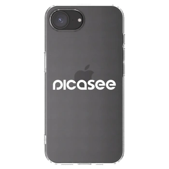 Picasee silikonový průhledný obal pro Apple iPhone 16e - Picasee - new logo - white