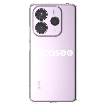Picasee silikonový průhledný obal pro Xiaomi Redmi Note 14 5G - Picasee - new logo - white