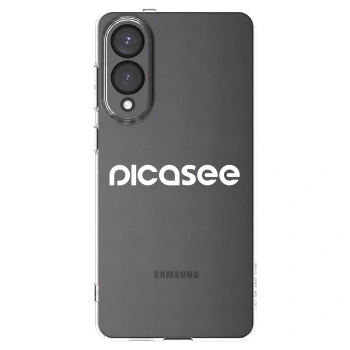 Picasee silikonový průhledný obal pro Samsung Galaxy S25 Edge 5G - Picasee - new logo - white
