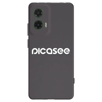 Picasee silikonový černý obal pro Motorola Moto G35 5G - Picasee - new logo - white