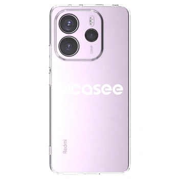 Picasee silikonový průhledný obal pro Xiaomi Redmi Note 14 4G - Picasee - new logo - white
