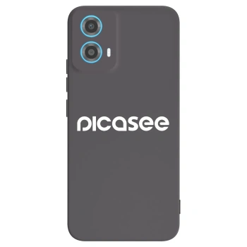 Picasee silikonový černý obal pro Motorola Moto G34 5G - Picasee - new logo - white