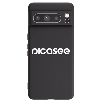 Picasee silikonový černý obal pro Google Pixel 8 Pro - Picasee - new logo - white