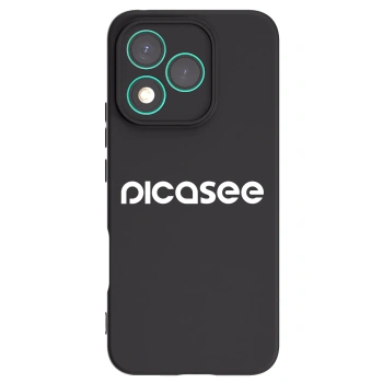 Picasee silikonový černý obal pro Honor 400 Lite 5G - Picasee - new logo - white