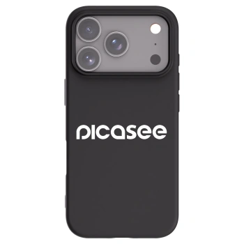 Picasee silikonový černý obal pro Apple iPhone 17 Pro - Picasee - new logo - white