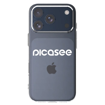 Picasee silikonový průhledný obal pro Apple iPhone 17 Pro - Picasee - new logo - white