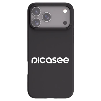 Picasee silikonový černý obal pro Apple iPhone 17 Pro Max - Picasee - new logo - white