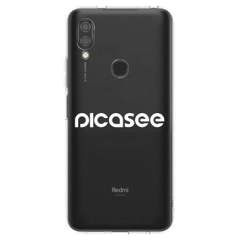 Picasee silikonový průhledný obal pro Xiaomi Redmi 7 - Picasee - new logo - white