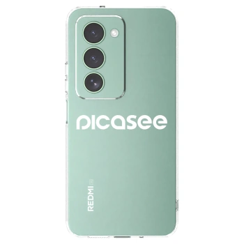 Picasee silikonový průhledný obal pro Xiaomi Redmi 15 5G - Picasee - new logo - white