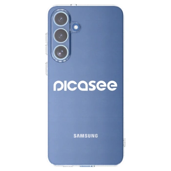 Picasee silikonový průhledný obal pro Samsung Galaxy S25 FE 5G - Picasee - new logo - white