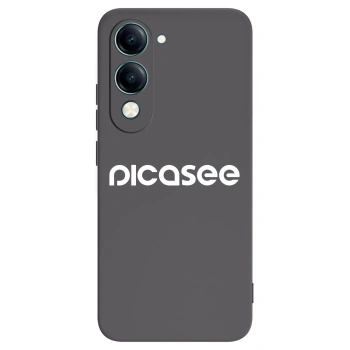 Picasee silikonový černý obal pro Vivo Y29s 5G - Picasee - new logo - white