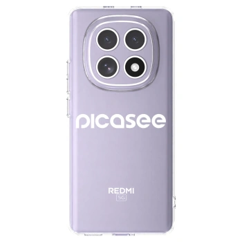 Picasee silikonový průhledný obal pro Xiaomi Redmi Note 15 - Picasee - new logo - white