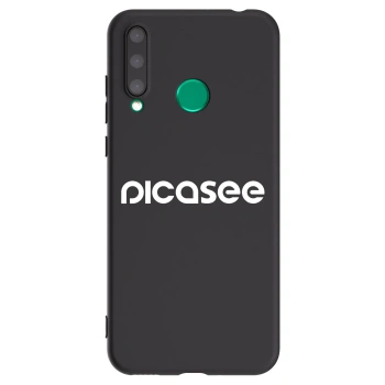Picasee silikonový černý obal pro Honor 20 Lite - Picasee - new logo - white