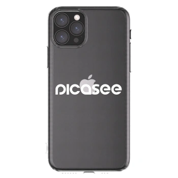 Picasee silikonový průhledný obal pro Apple iPhone 11 Pro - Picasee - new logo - white