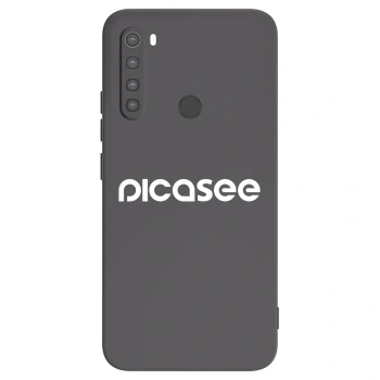 Picasee silikonový černý obal pro Xiaomi Redmi Note 8 - Picasee - new logo - white
