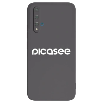 Picasee silikonový černý obal pro Huawei Nova 5T - Picasee - new logo - white