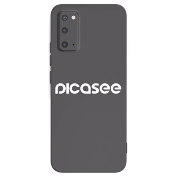 Picasee silikonový černý obal pro Samsung Galaxy S20 G980F - Picasee - new logo - white