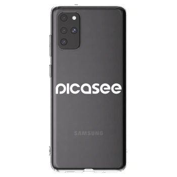 Picasee silikonový průhledný obal pro Samsung Galaxy S20+ G985F - Picasee - new logo - white