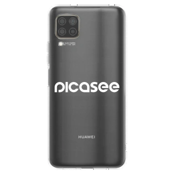 Picasee silikonový průhledný obal pro Huawei P40 Lite - Picasee - new logo - white