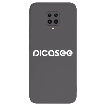 Picasee silikonový černý obal pro Xiaomi Redmi Note 9S - Picasee - new logo - white