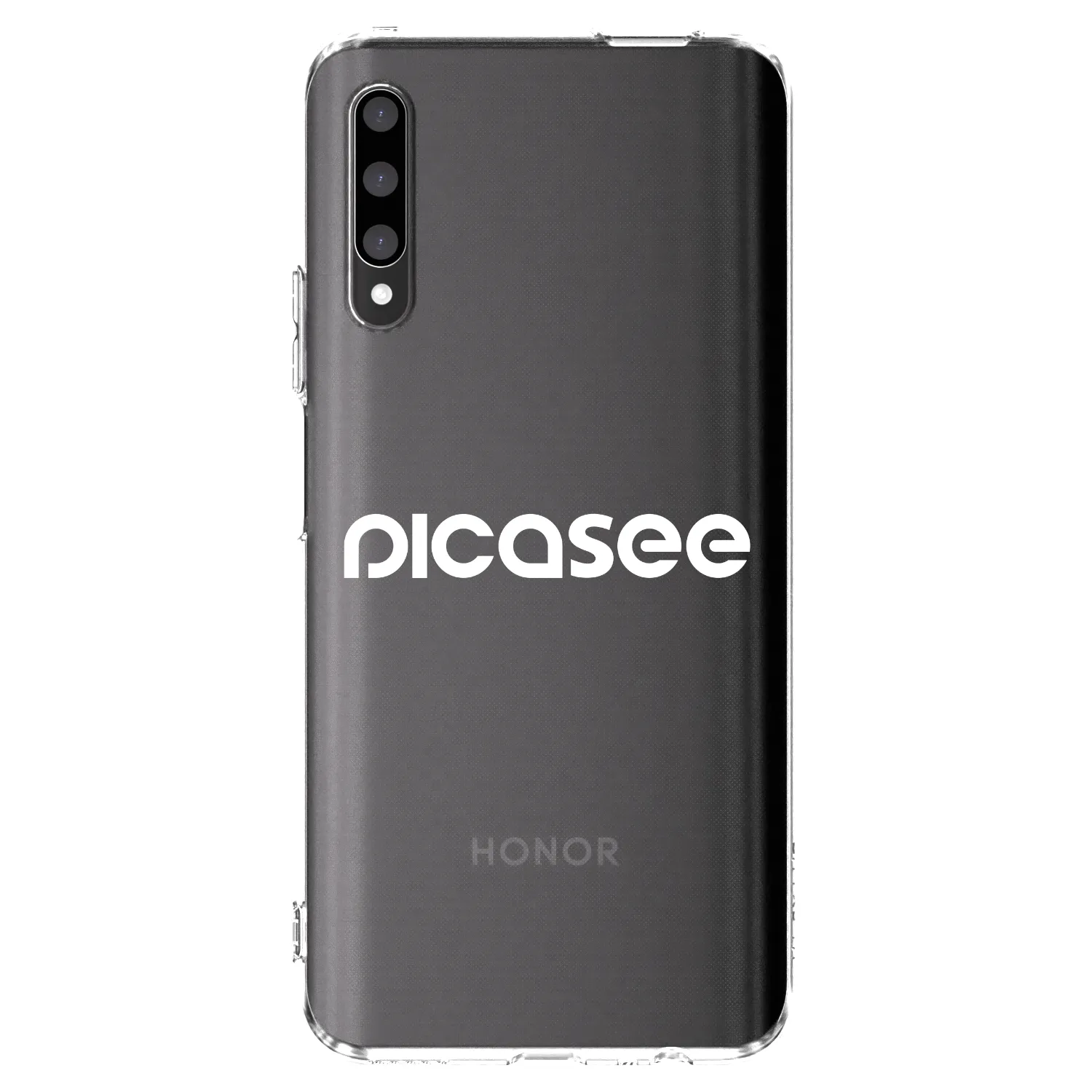 Picasee silikonový průhledný obal pro Honor 9X Pro - Picasee - new logo - white