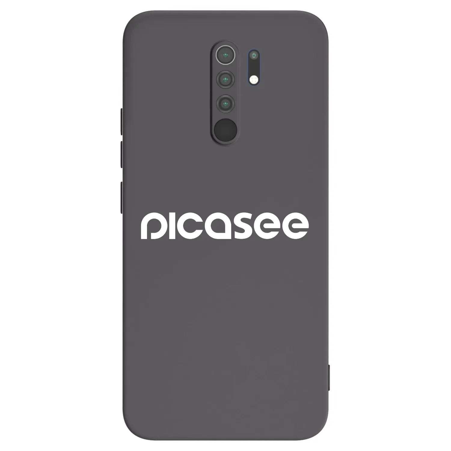 Picasee silikonový černý obal pro Xiaomi Redmi 9 - Picasee - new logo - white