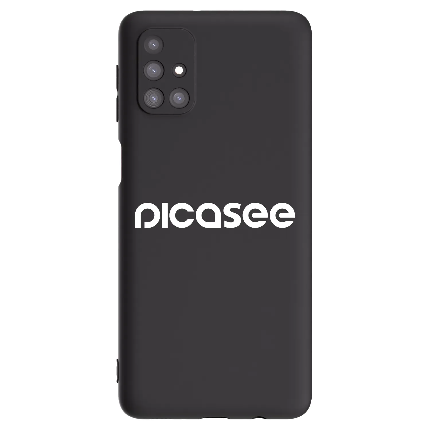 Picasee silikonový černý obal pro Samsung Galaxy M31s - Picasee - new logo - white