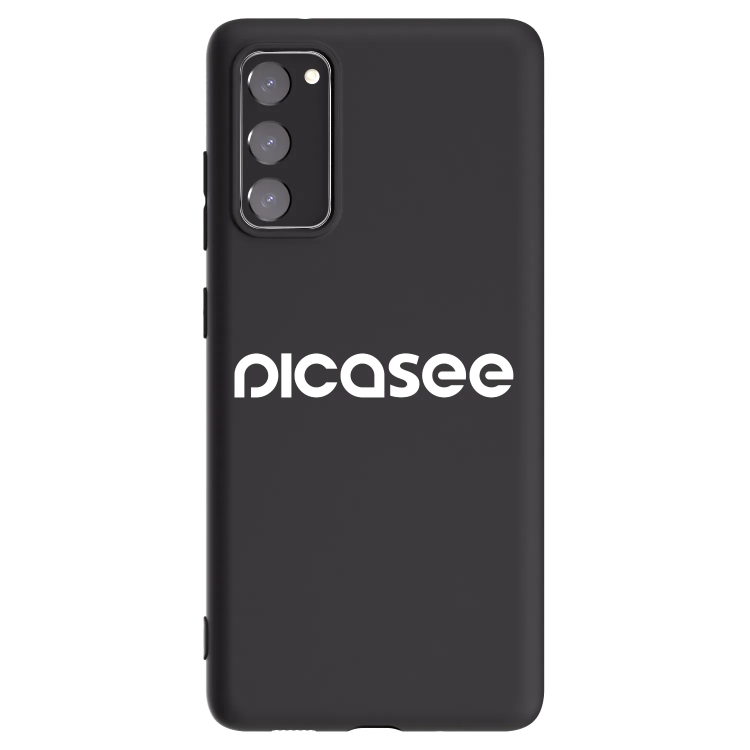 Picasee silikonový černý obal pro Samsung Galaxy S20 FE - Picasee - new logo - white