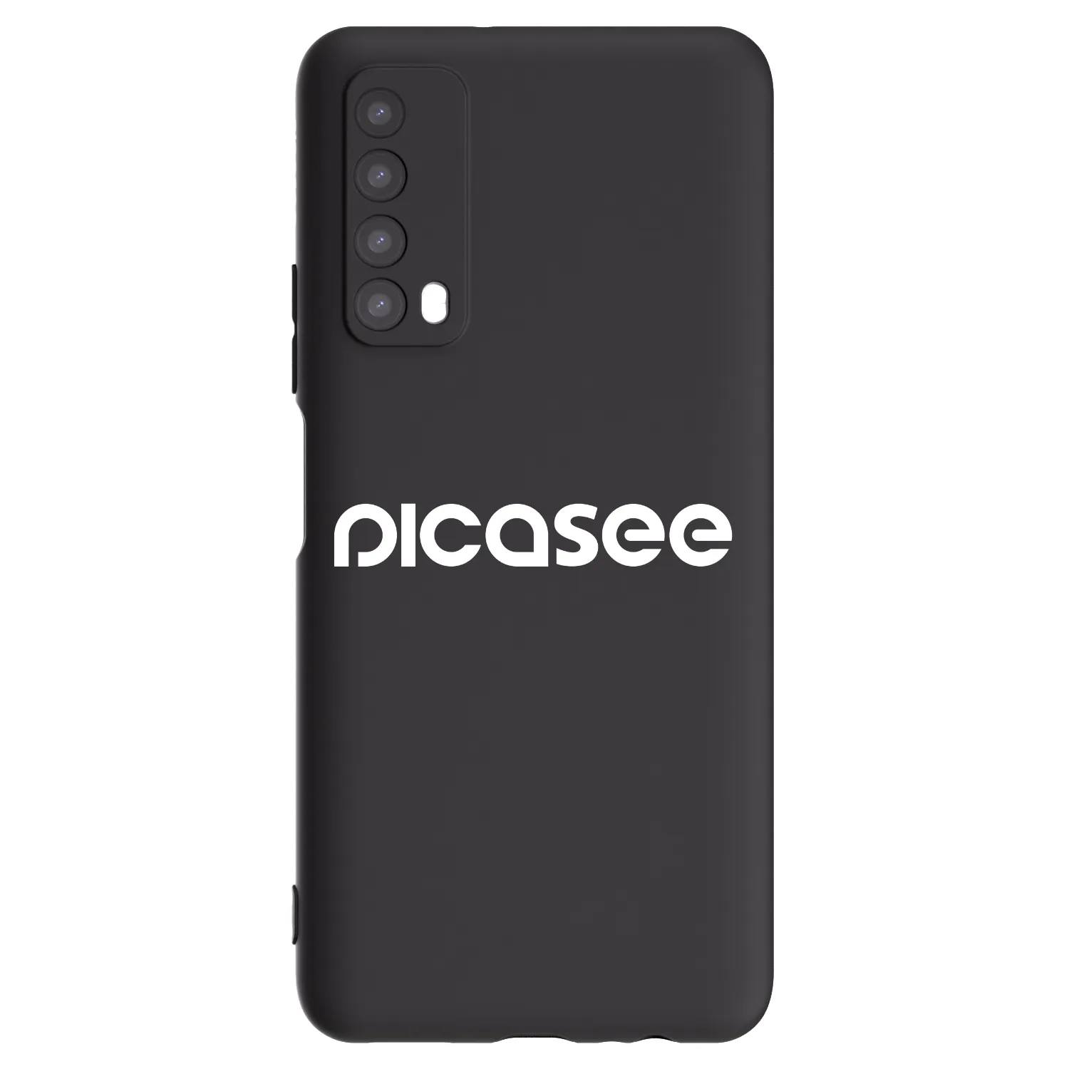 Picasee silikonový černý obal pro Huawei P Smart 2021 - Picasee - new logo - white