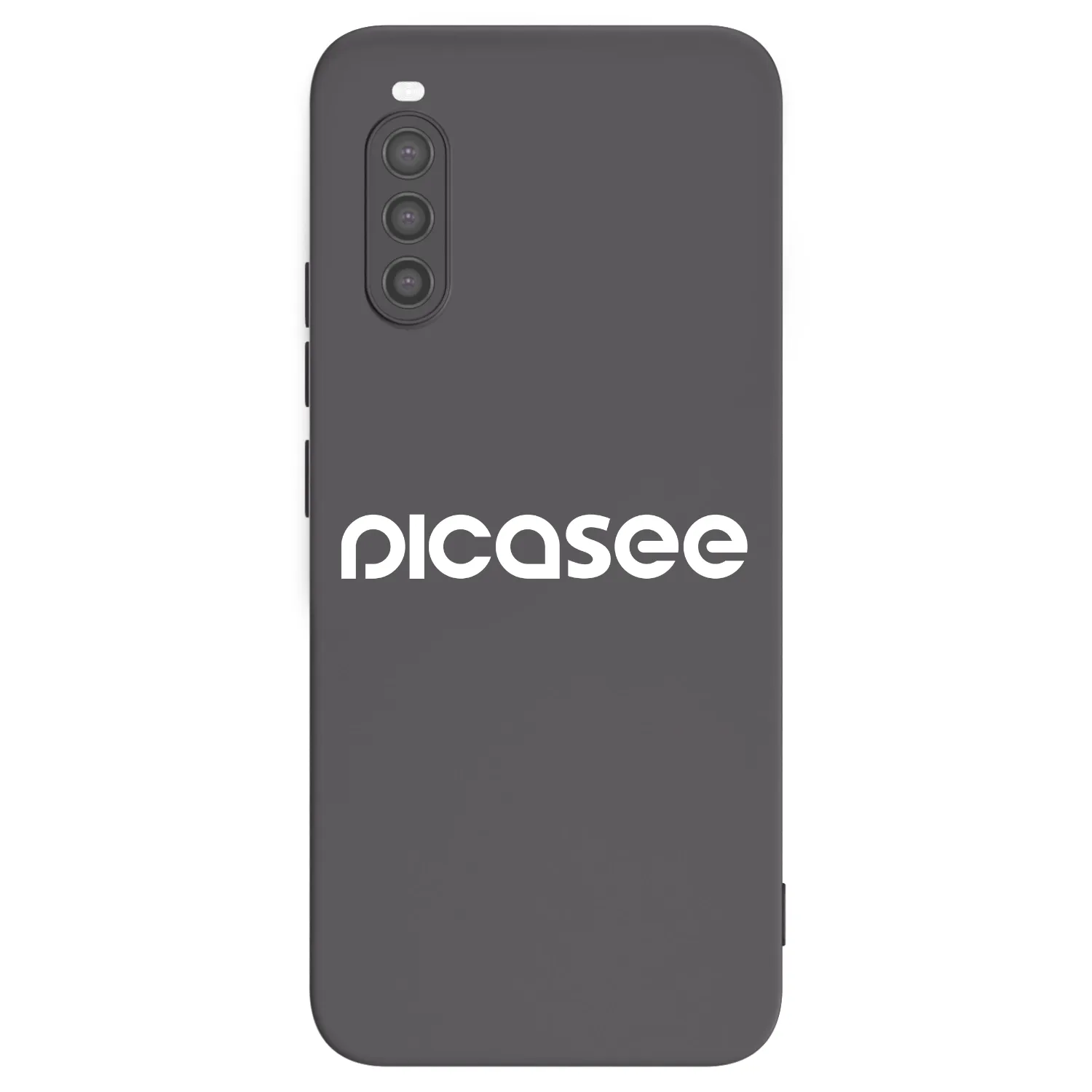 Picasee silikonový černý obal pro Sony Xperia 10 II - Picasee - new logo - white