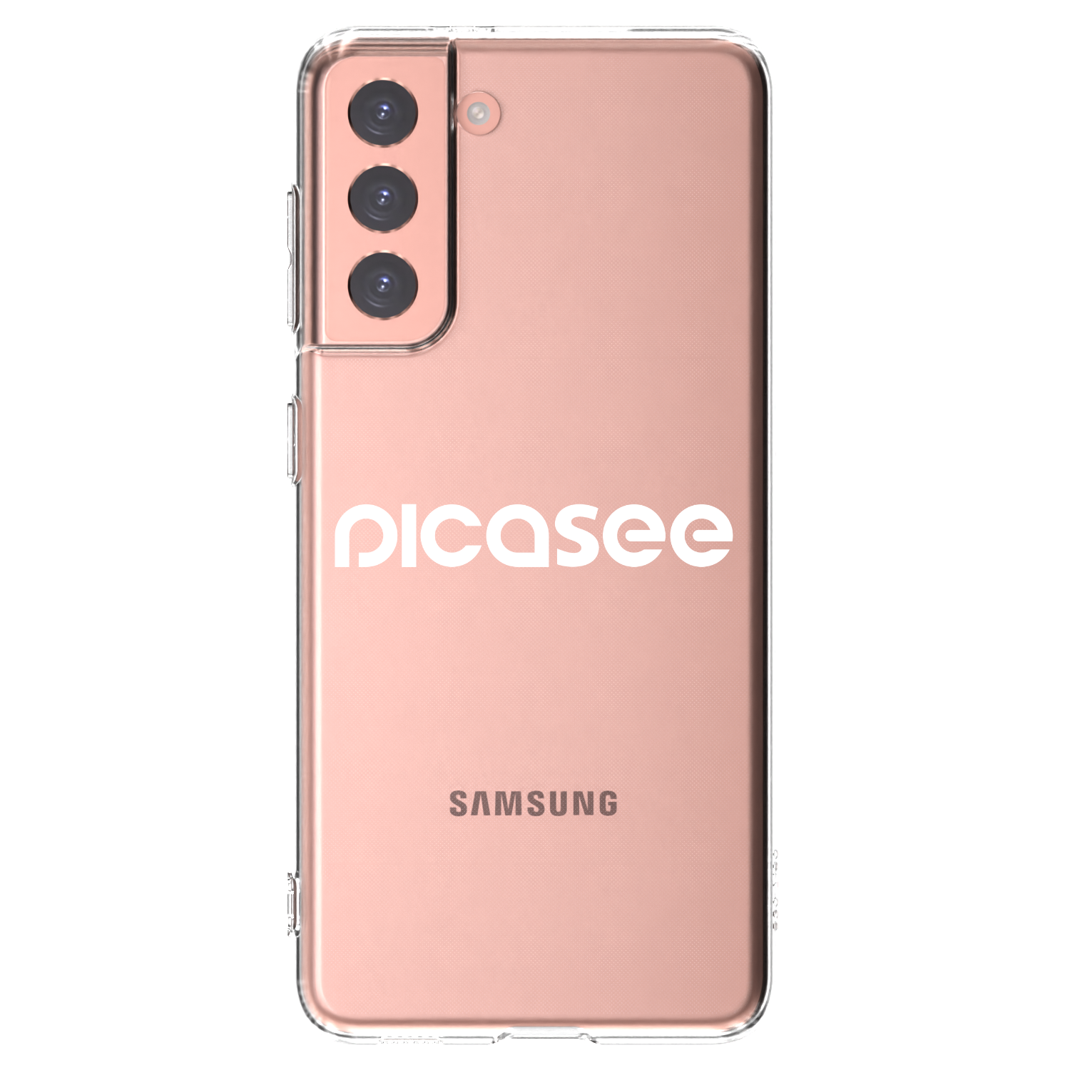 Picasee silikonový průhledný obal pro Samsung Galaxy S21 5G G991B - Picasee - new logo - white