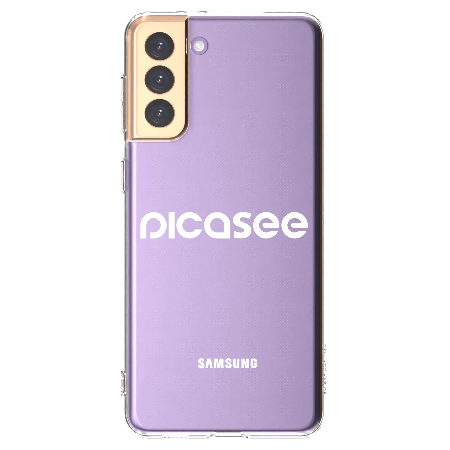 Picasee silikonový průhledný obal pro Samsung Galaxy S21+ 5G G996F - Picasee - new logo - white