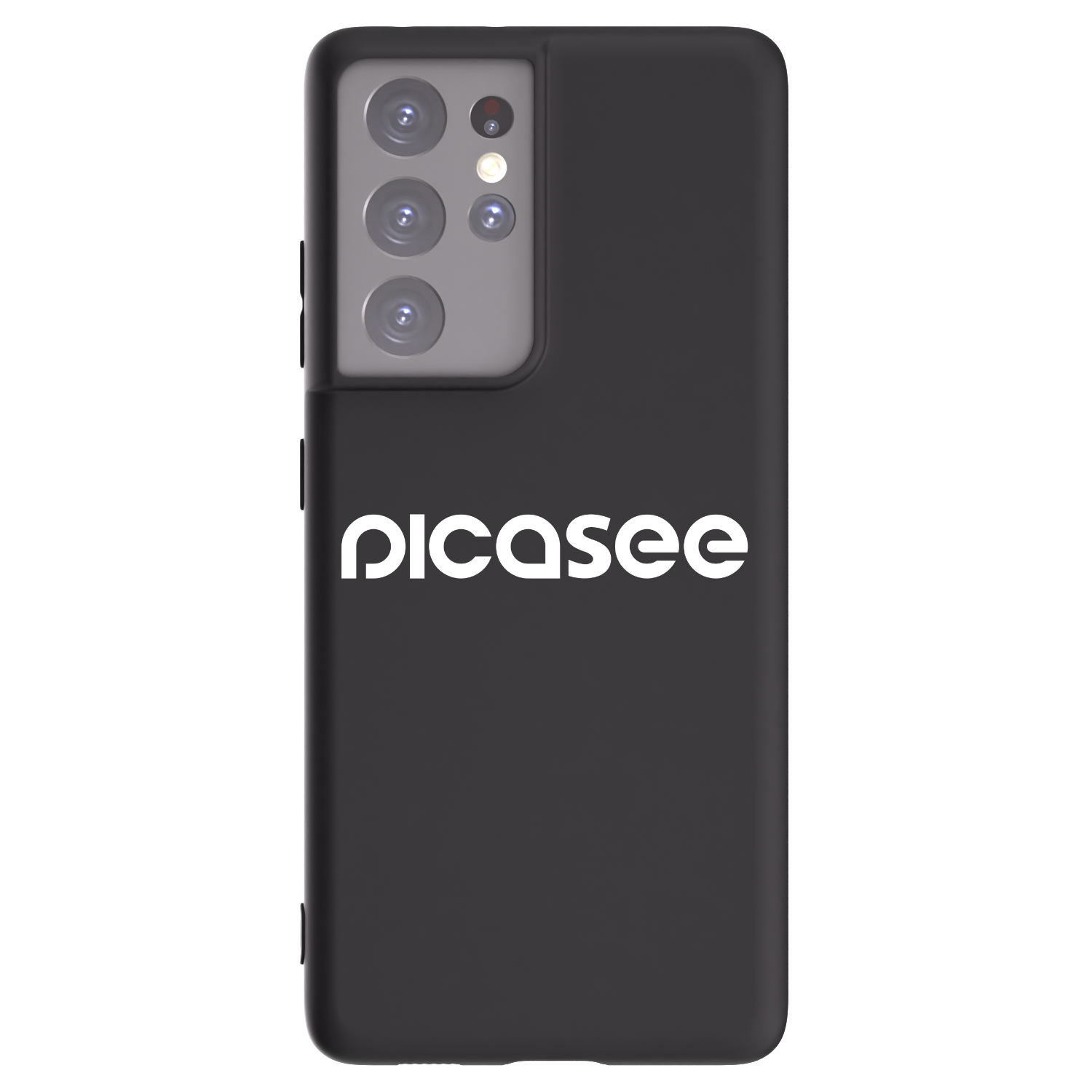 Picasee silikonový černý obal pro Samsung Galaxy S21 Ultra 5G G998B - Picasee - new logo - white