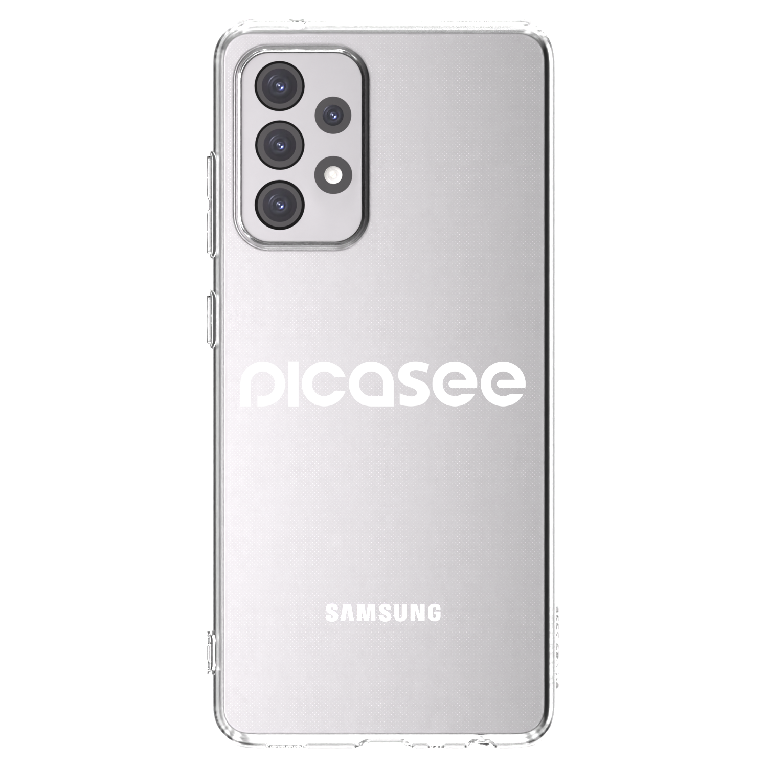 Picasee silikonový průhledný obal pro Samsung Galaxy A52 5G A525F - Picasee - new logo - white