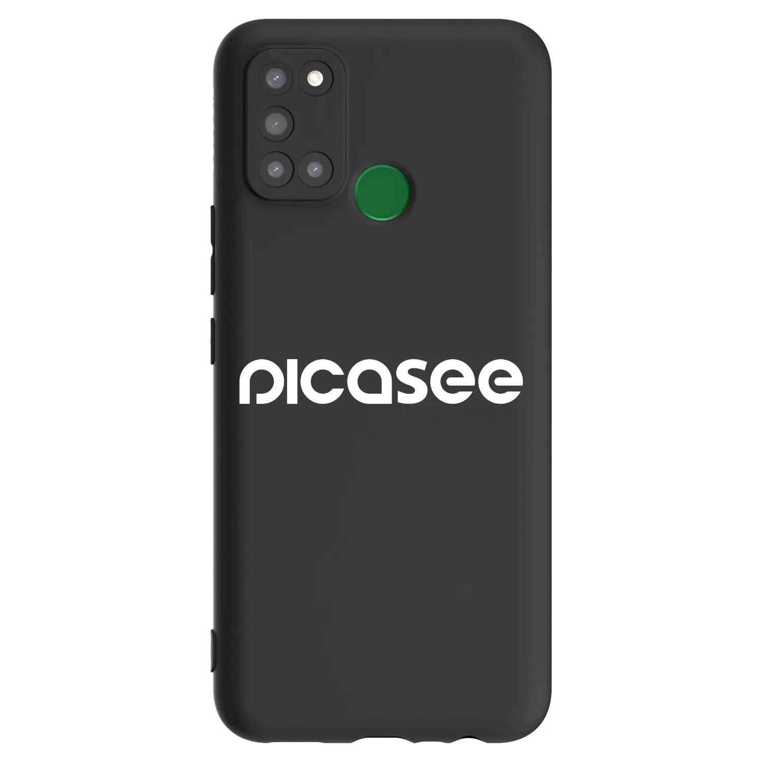 Picasee silikonový černý obal pro Realme 7i - Picasee - new logo - white