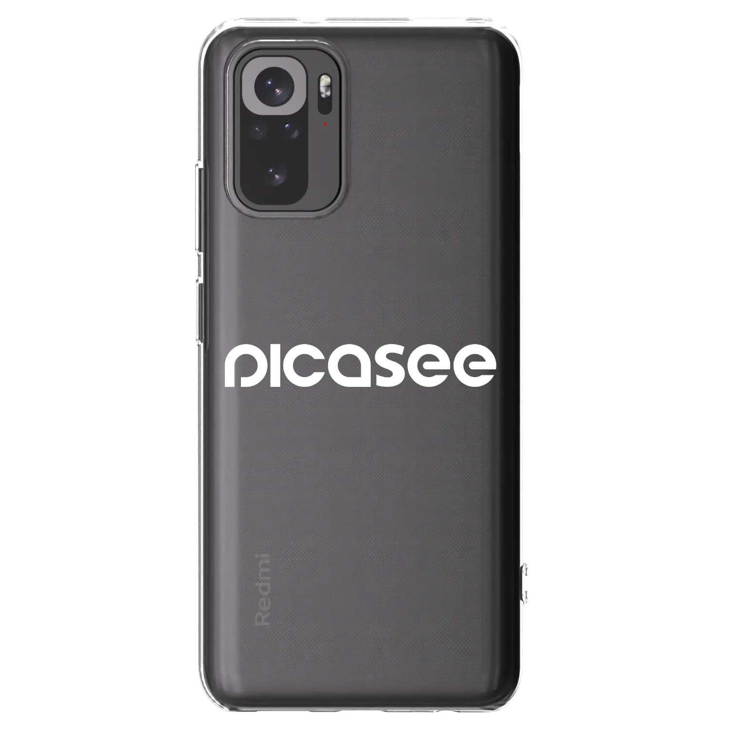 Picasee silikonový průhledný obal pro Xiaomi Redmi Note 10S - Picasee - new logo - white