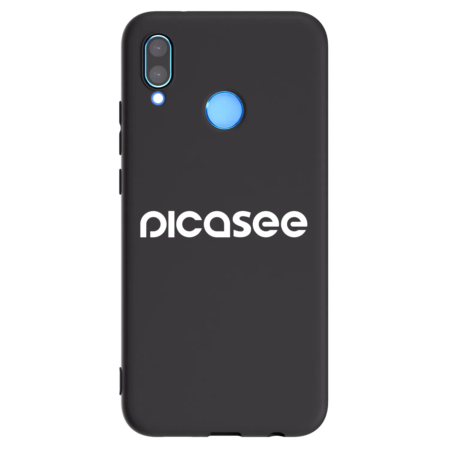 Picasee silikonový černý obal pro Huawei P20 Lite - Picasee - new logo - white