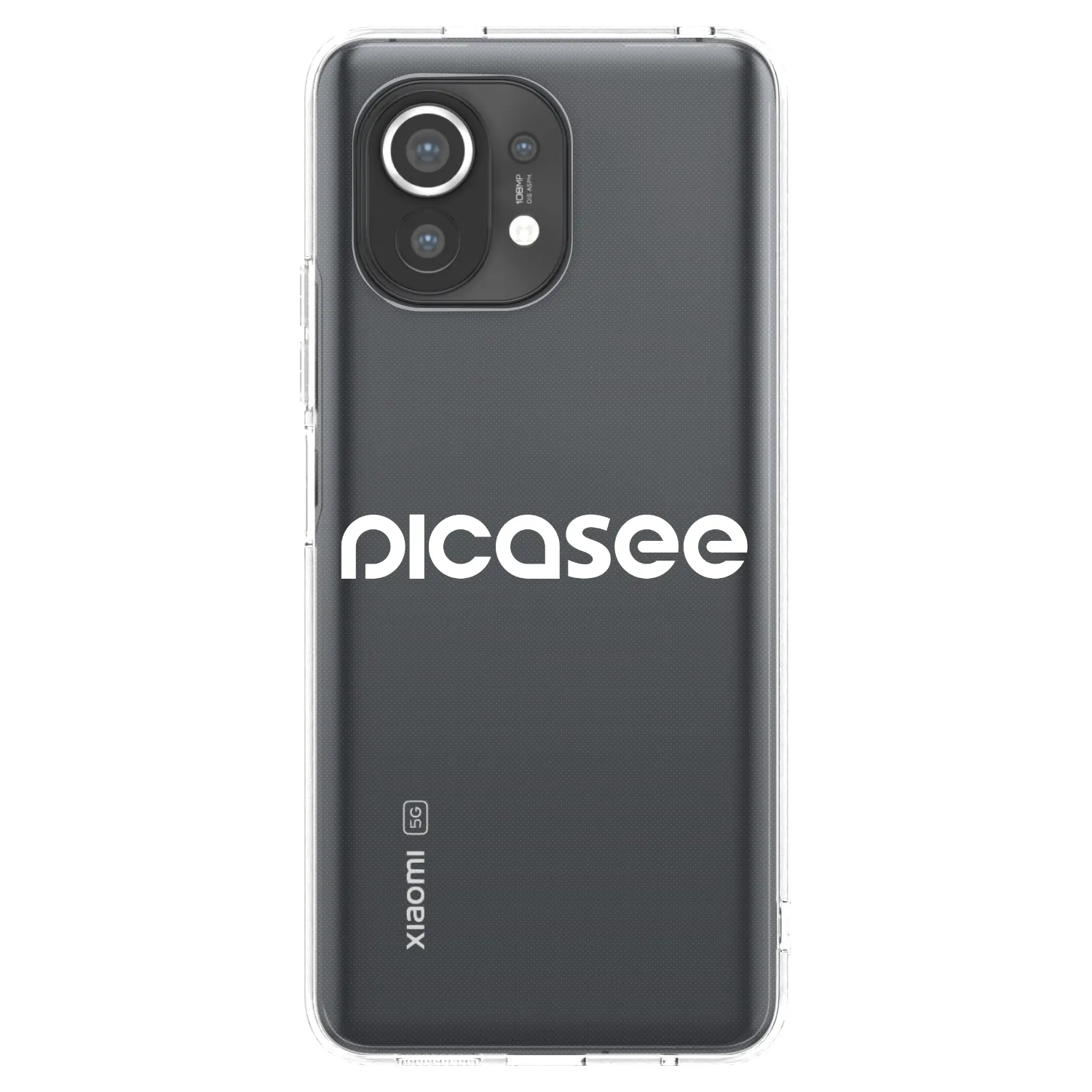 Picasee silikonový průhledný obal pro Xiaomi Mi 11 - Picasee - new logo - white