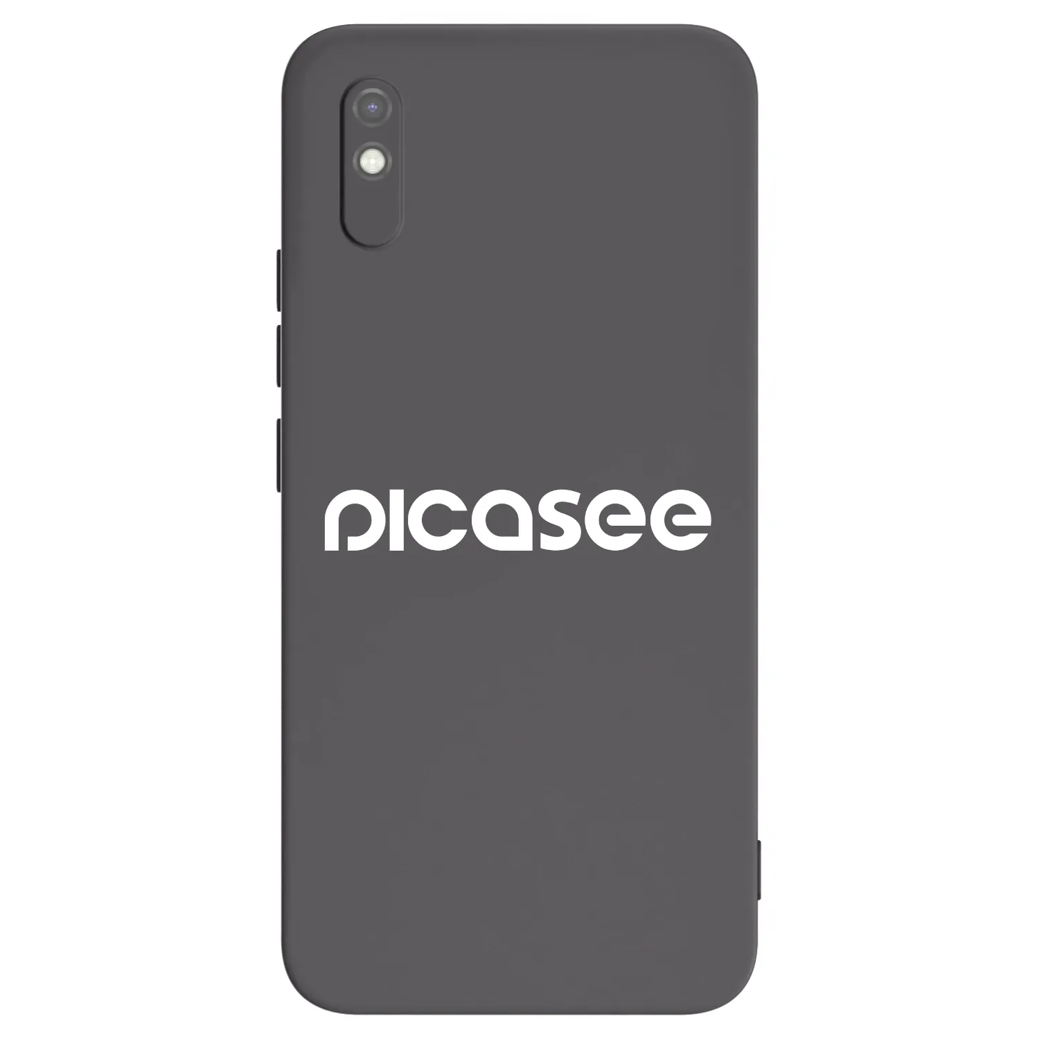 Picasee silikonový černý obal pro Xiaomi Redmi 9AT - Picasee - new logo - white