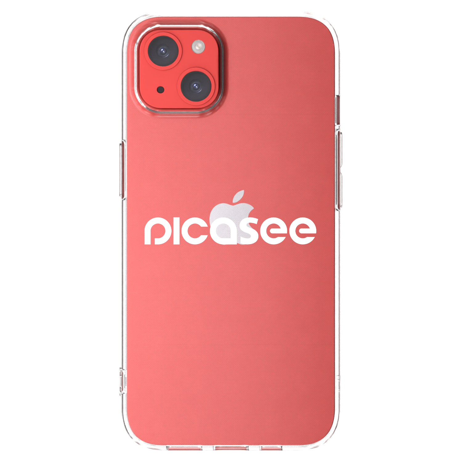 Picasee silikonový průhledný obal pro Apple iPhone 13 - Picasee - new logo - white