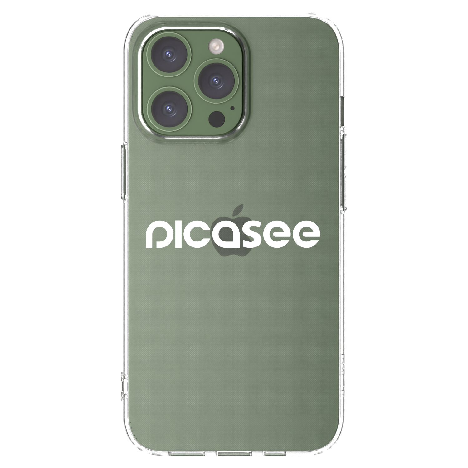 Picasee silikonový průhledný obal pro Apple iPhone 13 Pro - Picasee - new logo - white