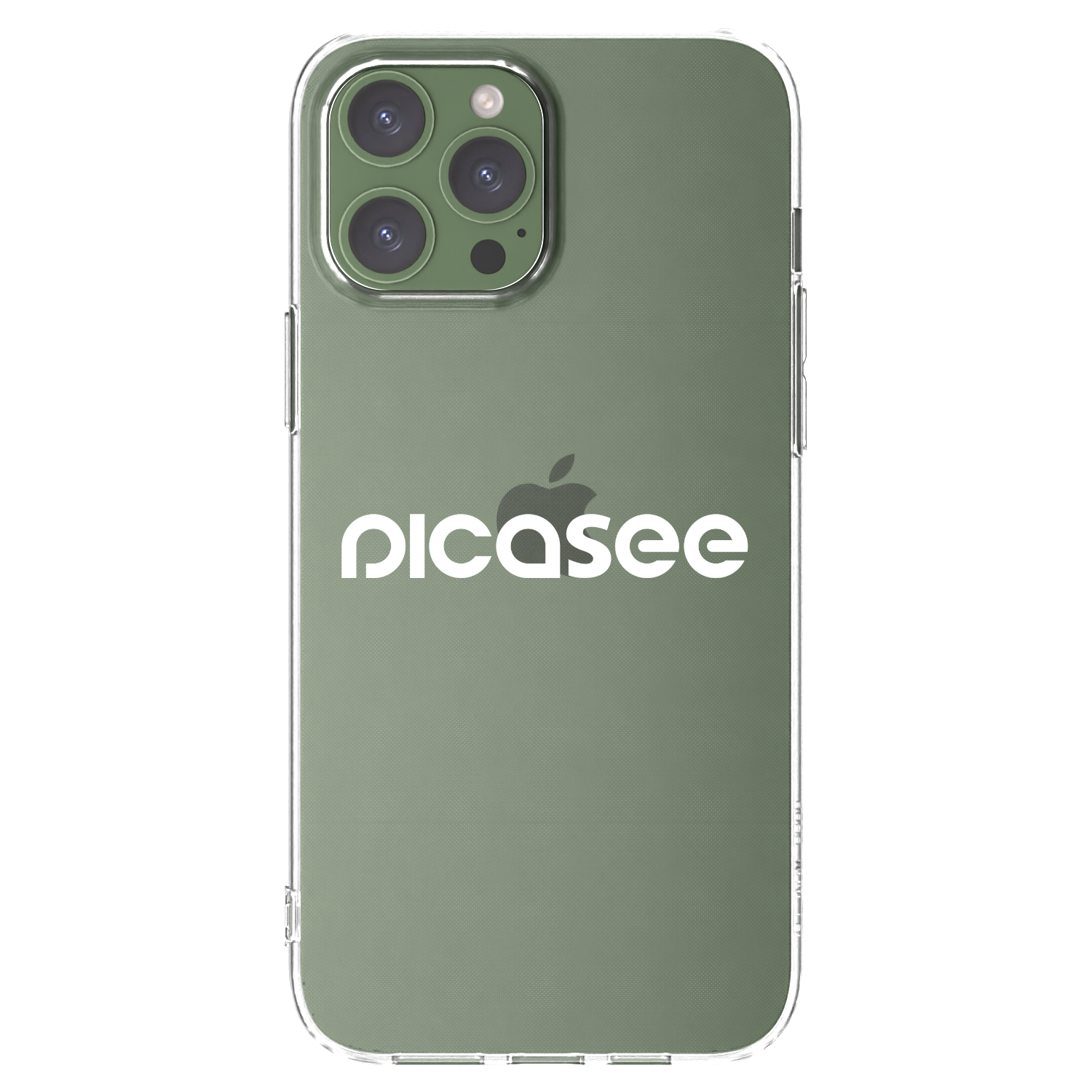 Picasee silikonový průhledný obal pro Apple iPhone 13 Pro Max - Picasee - new logo - white