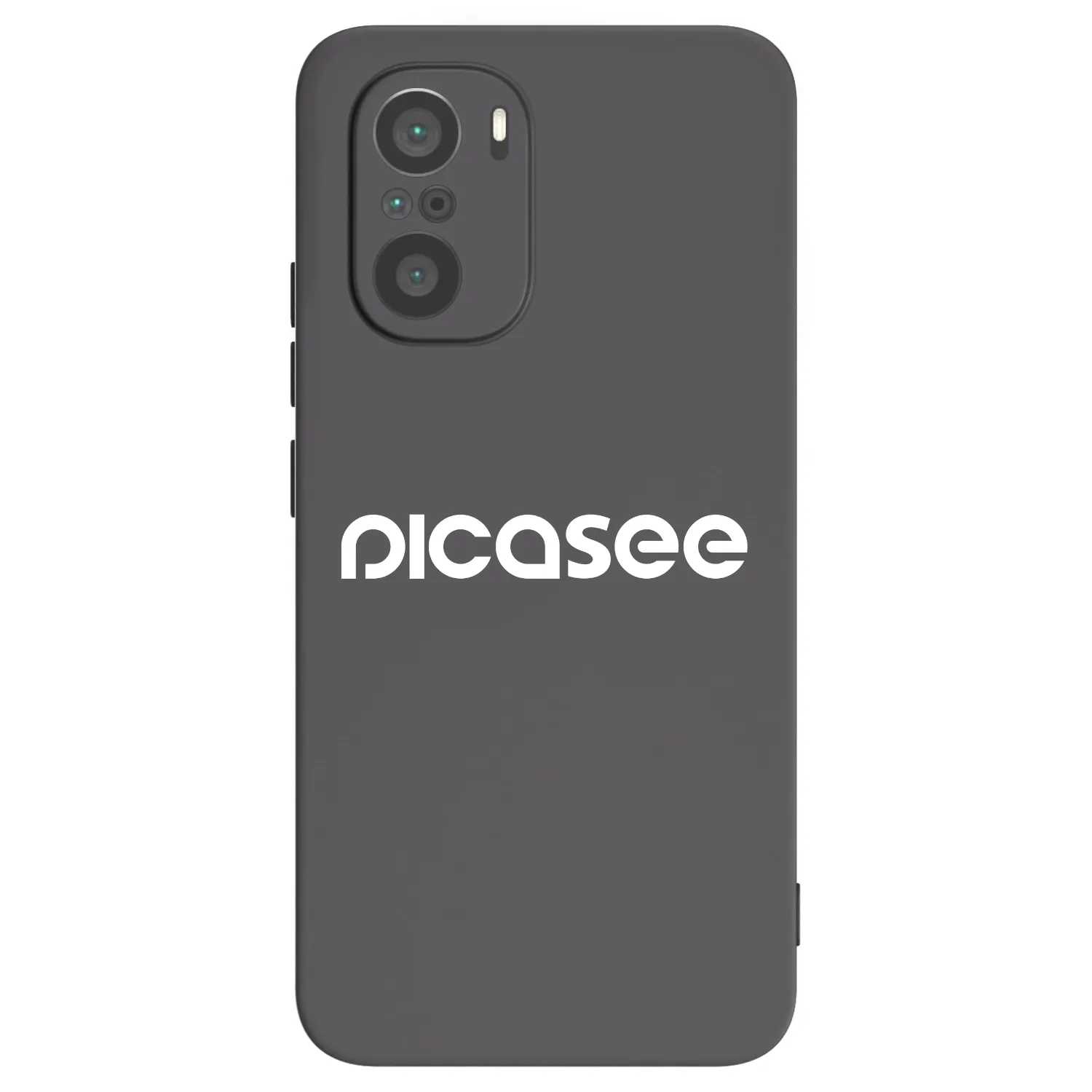 Picasee silikonový černý obal pro Xiaomi Poco F3 - Picasee - new logo - white