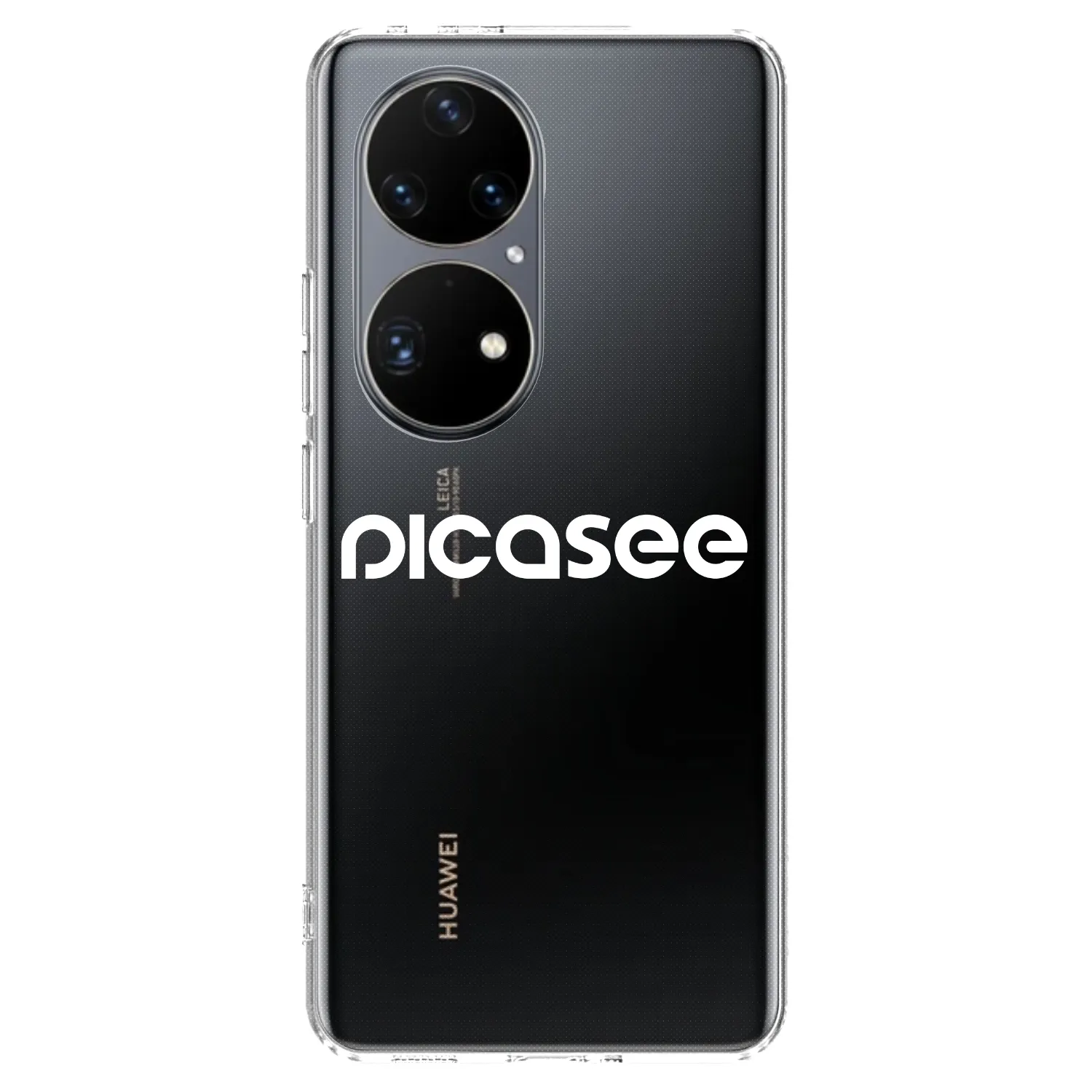 Picasee silikonový průhledný obal pro Huawei P50 - Picasee - new logo - white