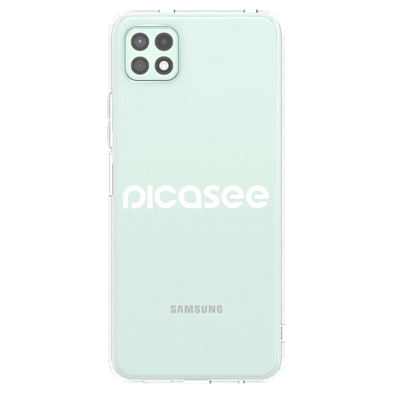 Picasee silikonový průhledný obal pro Samsung Galaxy A22 A226B 5G - Picasee - new logo - white