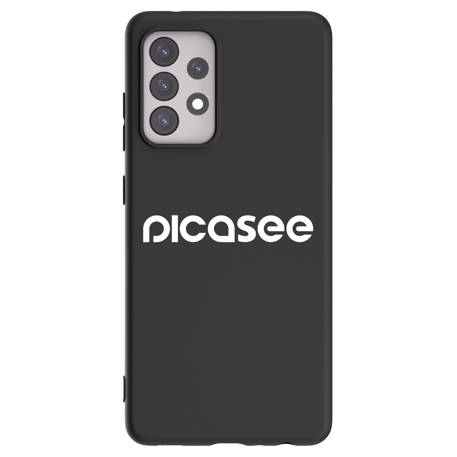 Picasee silikonový černý obal pro Samsung Galaxy A52s 5G A528B - Picasee - new logo - white