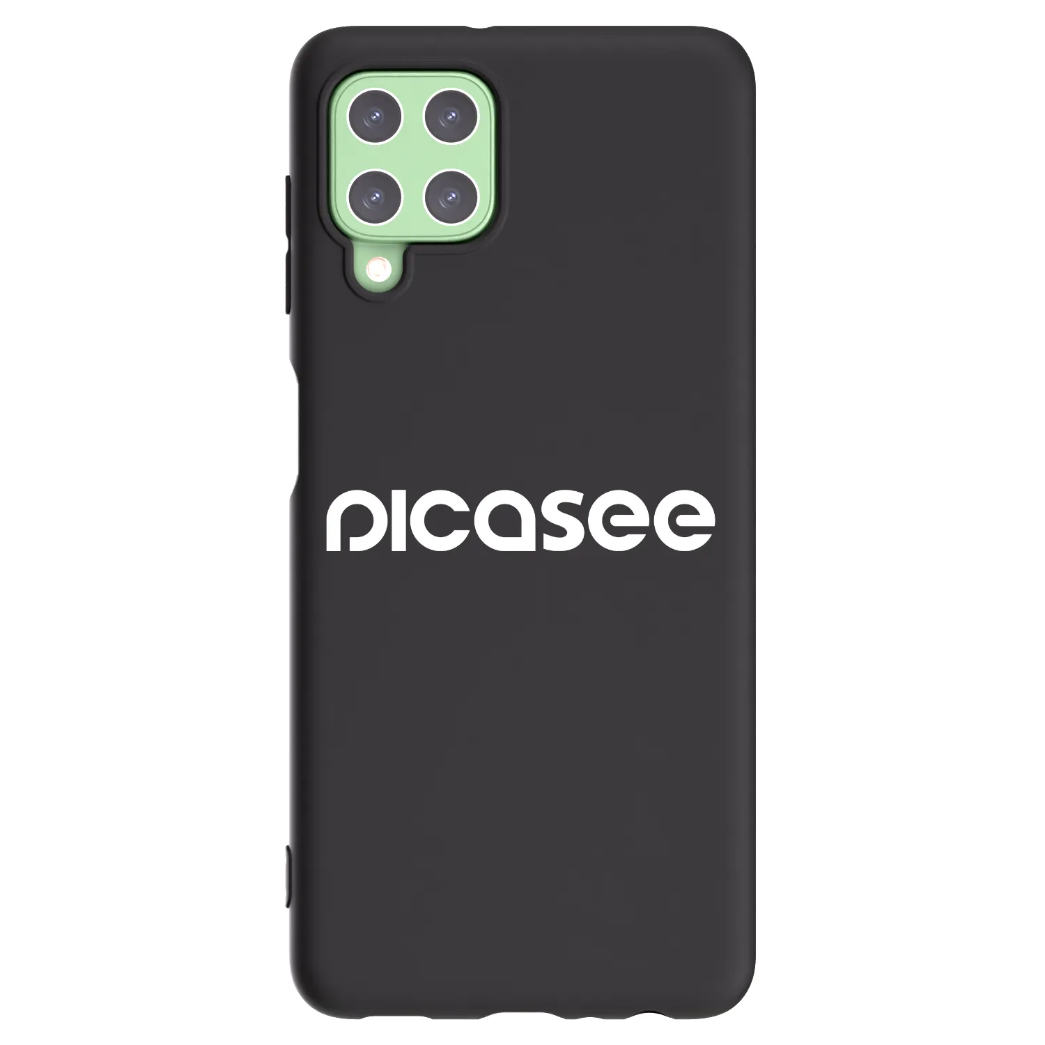 Picasee silikonový černý obal pro Samsung Galaxy A22 A225F 4G - Picasee - new logo - white